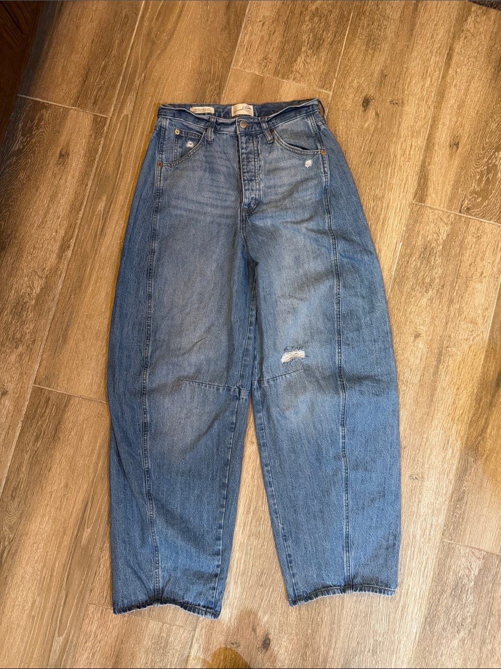 Women’s Madewell Blue Barrel Jeans